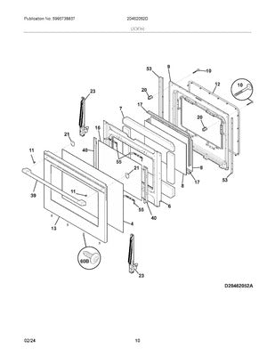ELECTROLUX 5304525008 AIR CLEANER REPLACEMENT PARTS