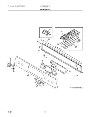 ELECTROLUX 5304535290 CONTROL BOARDS