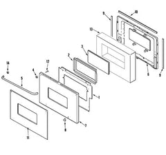 WHIRLPOOL WP74010609 AIR CLEANER REPLACEMENT PARTS