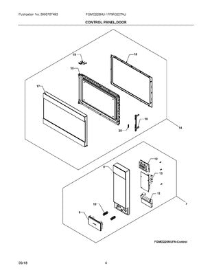 ELECTROLUX 5304519323 WALL BRACKETS & PARTS