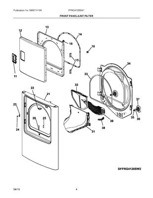 ELECTROLUX 5304511410 AIR CLEANER REPLACEMENT PARTS