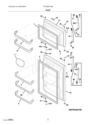 ELECTROLUX 240450413 REFRIGERATION UNITS