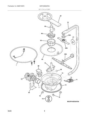 ELECTROLUX 154465101 ELECTRIC HEATER PARTS