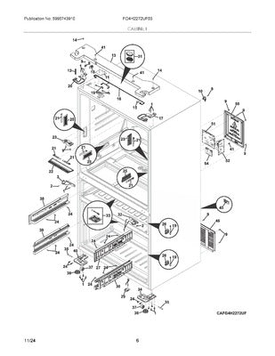 ELECTROLUX 5304519111 AIR CLEANER REPLACEMENT PARTS