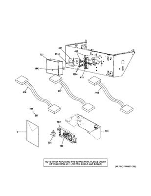 GENERAL ELECTRIC WH04X25737 CONTROL BOARDS