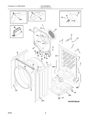 ELECTROLUX 137610700 GAS VALVE ASSEMBLIES