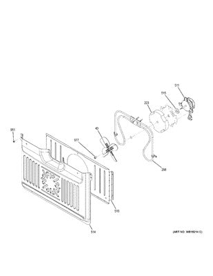 GENERAL ELECTRIC WB26X23813 CONVECTION OVEN MOTORS