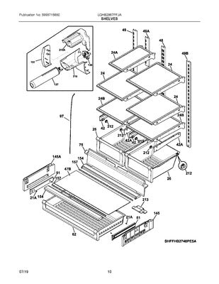 ELECTROLUX 242200501 GENERAL EQUIPMENT HARDWARE