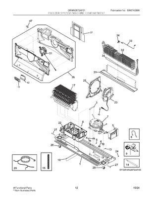 ELECTROLUX 5304534880 EVAPORATORS & UNIT COOLERS