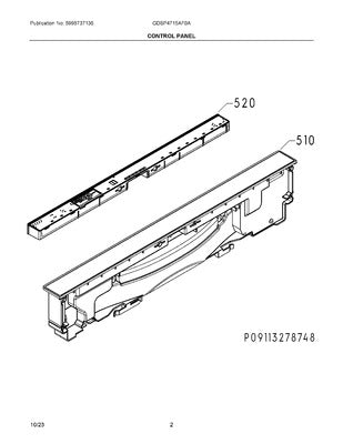 ELECTROLUX A24588808 DISPLAY CONTROL BOARDS