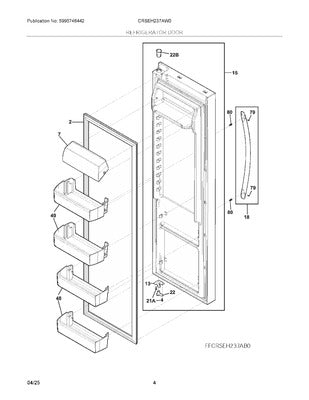 ELECTROLUX 241786015 GAS VALVES