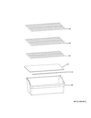 GENERAL ELECTRIC WR71X39863 EQUIPMENT SHELVES AND RACKS