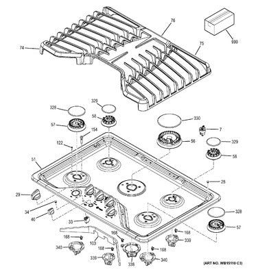 GENERAL ELECTRIC WB62T10818 GAS VALVE ASSEMBLIES
