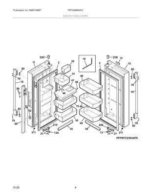 ELECTROLUX 5304533105 WIRING HARNESSES