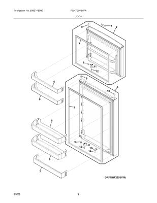 ELECTROLUX 5304528918 WALL BRACKETS & PARTS