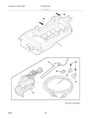 ELECTROLUX 240396801 AIR CLEANER REPLACEMENT PARTS