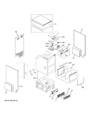 GENERAL ELECTRIC WR09X40023 CONTROL BOARDS