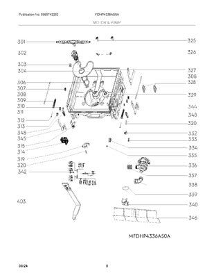 ELECTROLUX 5304537649 WATER PUMPS