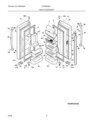 ELECTROLUX 241869501 HINGES, LATCHES, MOUNTING BRACKETS, CLIPS