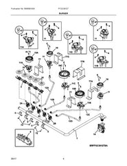 ELECTROLUX 5304498787 BURNER ORIFICE