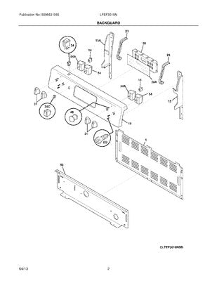 ELECTROLUX 316259800 TOGGLE SWITCHES