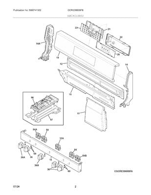 ELECTROLUX 5304533904 WIRING HARNESSES