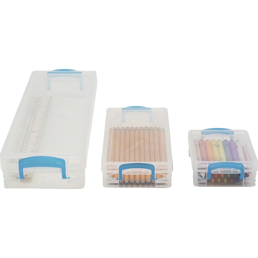 ADVANTUS Advantus AVT38714 Storage Box Set 3 Boxes (4-1/2\" x 14-1/4\" x 2-1/10\")