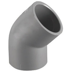 Charlotte PVC 08309 1600 Schedule 80, 45 Degree Elbow, Socket End, 1-1/4 Inch, PVC