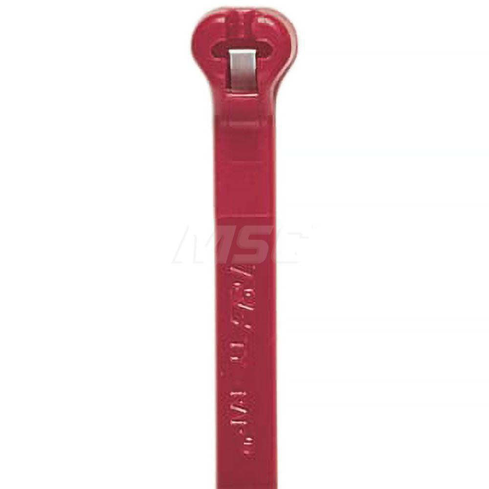 THOMAS & BETTS Thomas Betts TY5253M-2 Red Cable Tie 50 Lb 100 Pack