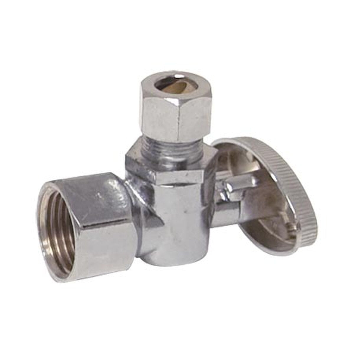 EASTMAN Eastman 10733LF Quarter-Turn Angle Stop Valve 1/2 in FIP x 3/8 in OD Compression (Angle Stop)