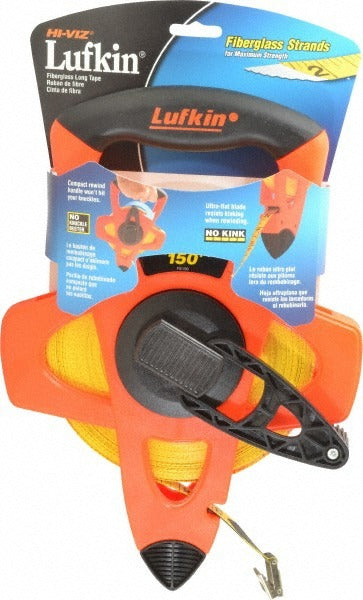 LUFKIN Lufkin FE150 Fiberglass Tape Measure 150 Ft Open Reel