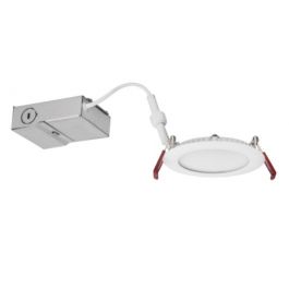 Lithonia Lighting WF4SWW590CRIWH Wafer Switchable LED Downlight 4 Inch 670 Nominal Lumens 120V