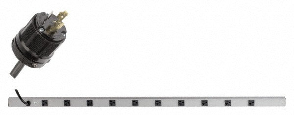 WIREMOLD Wiremold 4810ULBC20R-TL Power Outlet Strip 20A 10-outlet