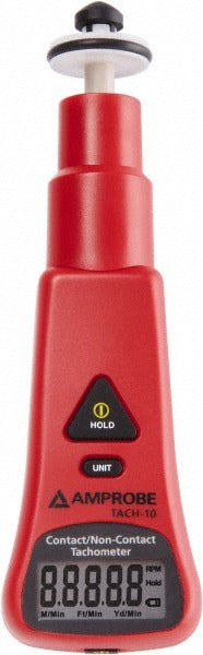 AMPROBE Amprobe TACH-10 Contact Noncontact Tachometer