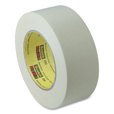 3M 7000143654 234 Series General Purpose Masking Tapes 3/4 in x 55 m Tan