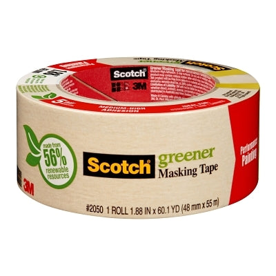 3M 7100192225 2050 Greener Masking Tape 1.88 in x 60.1 yd