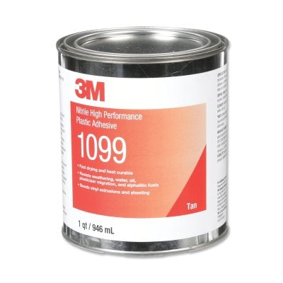 3M 7000000797 Nitrile High Performance Plastic Adhesive 1 Quart Can