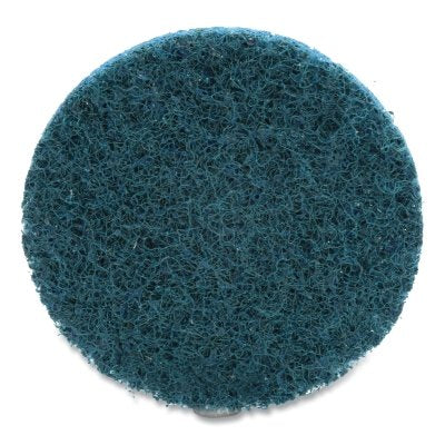 Scotch-Brite 7000000754 Roloc Surface-Conditioning Disc TR 3 inches Very Fine Aluminum Oxide 18000 rpm Blue