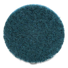 Scotch-Brite 7000000754 Roloc Surface-Conditioning Disc TR 3 inches Very Fine Aluminum Oxide 18000 rpm Blue