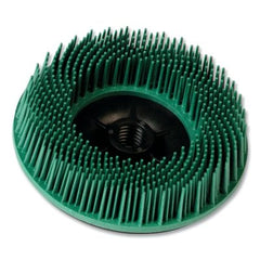 3M 7100138173 Scotch-Brite Bristle Disc Ceramic Green 50 Grit 4-1/2 in x 5/8 in - 11 12000 rpm