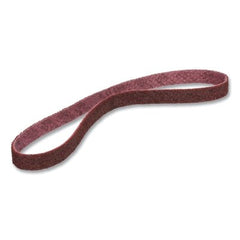 3M 7000028454 Surface Conditioning Belt 1/2 in x 18 in Medium Maroon