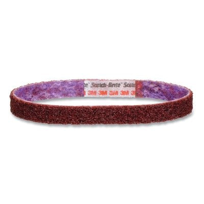 3M 7000121127 DF-BL Sanding Belts 1/2 in W 12 in L Medium Maroon