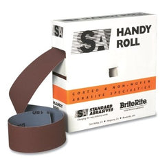 Standard Abrasives 7100037246 Aluminum Oxide Handy Roll P180 Grit Very Fine 2 in x 50 yd Aluminum Oxide Maroon