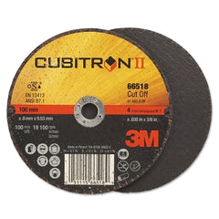 3M 7100094773 Cubitron II Cut-Off Wheel 4 Inch Dia 60 Grit 19100 RPM