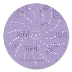 3M 7010029936 Xtract Hookit Film Disc 360L, Aluminum Oxide, 5 inches dia, P240