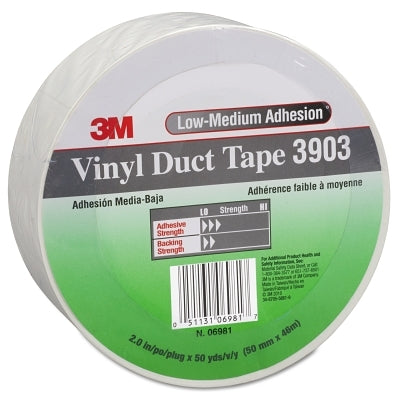 3M 7100145925 Vinyl Duct Tape 2 in x 50 yd Gray