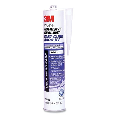 3M 7000046623 Marine Adhesive Sealant 4000 UV 295 ML Cartridge White