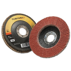 3M Cubitron II 7000148183 Flap Disc 4-1/2 Inches Diameter 80 Grit 7/8 Inches Arbor 13,300 RPM Type 27