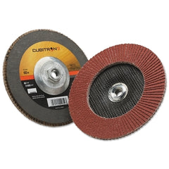 3M 7100055056 Cubitron II Flap Disc 967A 7 in dia 60 Grit 5/8 in-11 Arbor 8600 RPM Type 27