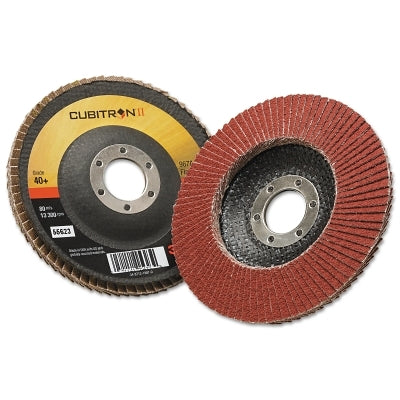 3M 7000148187 Cubitron II Flap Disc 967A 40 Grit 4-1/2 Inches 13,300 RPM Type 29